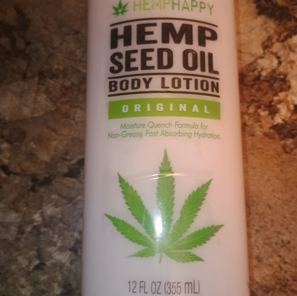 HempHappy Hemp Seed Oil Body Lotion New - Picture 2 of 4